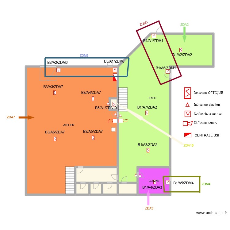 EUROMED SITE 2 RDC ZONE. Plan de 9 pièces et 438 m2