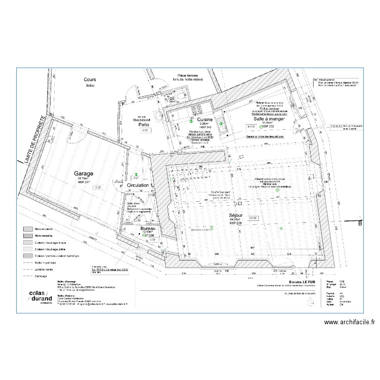 ROBIN_PLAN ELEC RDC_LE FUR_ST GUEN. Plan de 0 pièce et 0 m2