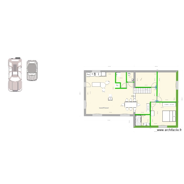 chalet ext version 0824. Plan de 1 pièce et 90 m2