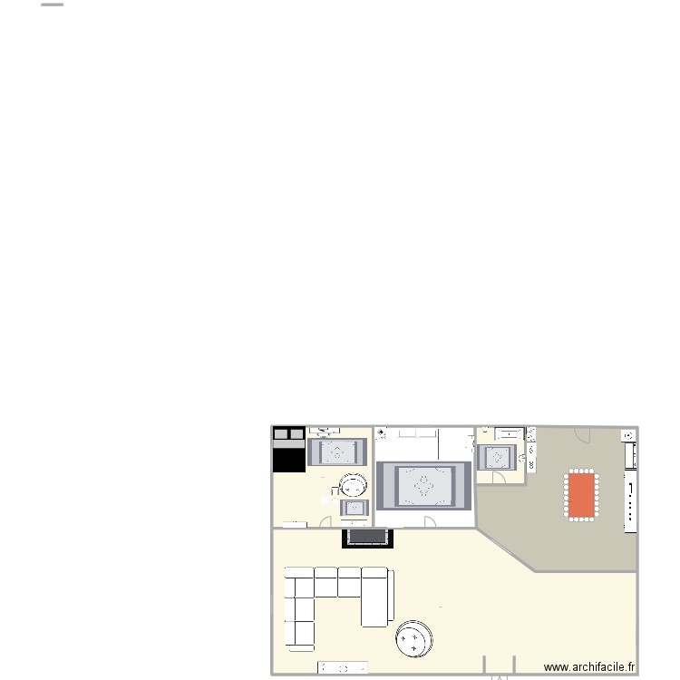 house of the king. Plan de 4 pièces et 3056 m2