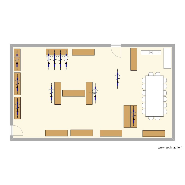 Showroom Sunn. Plan de 1 pièce et 112 m2