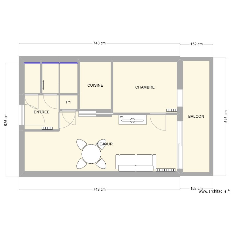 Seignosse Appt 512 rénovation C. Plan de 12 pièces et 40 m2