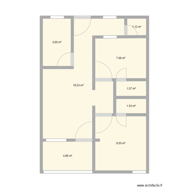 ORPHEE_R_Plus_2. Plan de 8 pièces et 50 m2