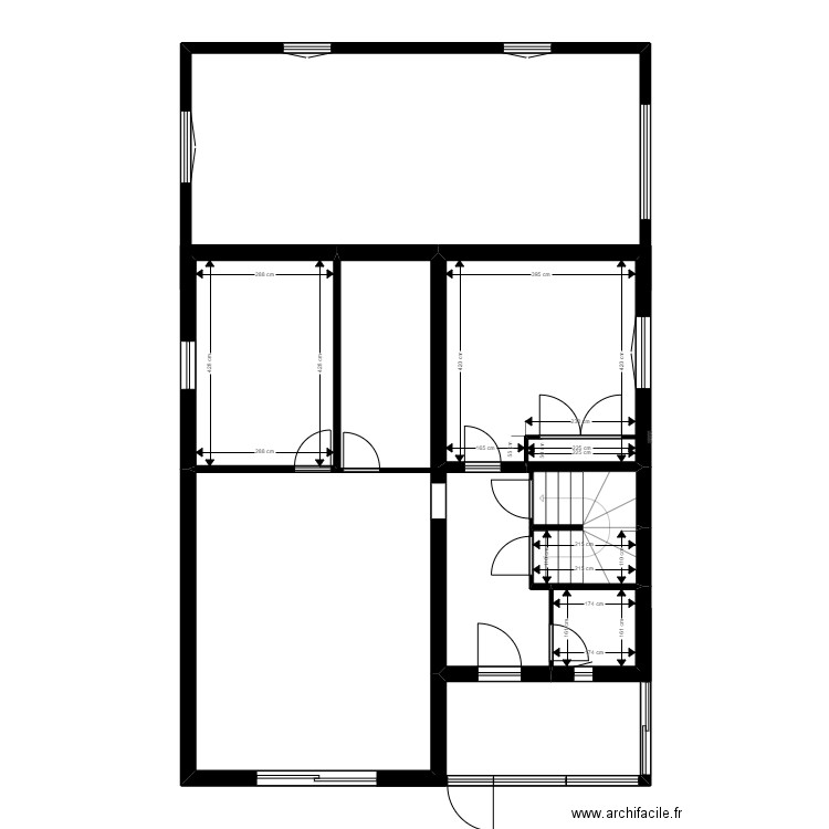 MAZOT. Plan de 14 pièces et 128 m2