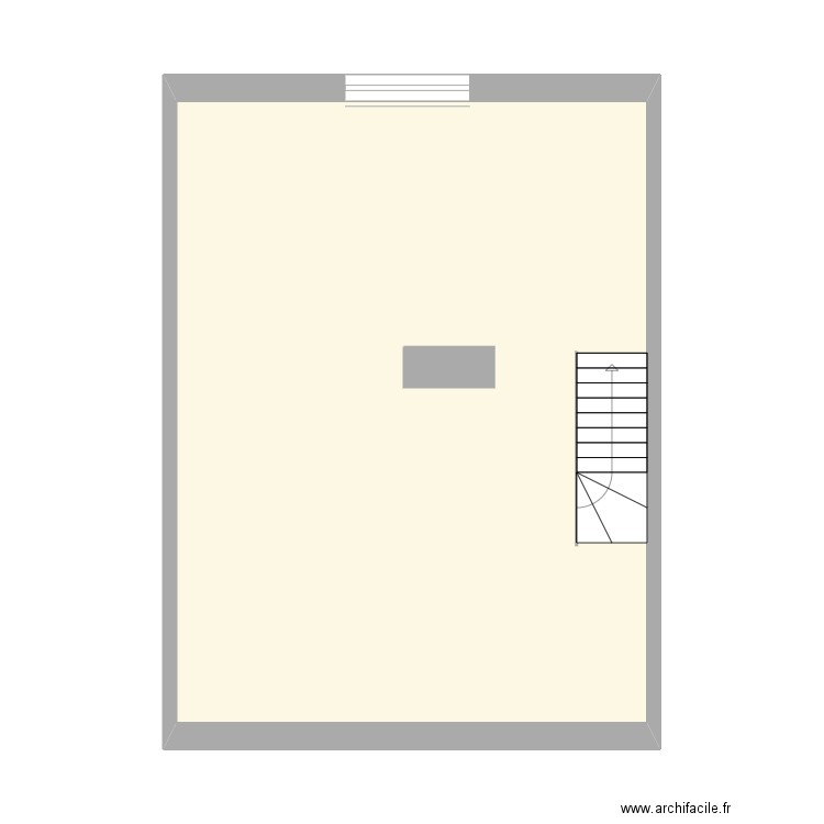 Cave. Plan de 1 pièce et 38 m2