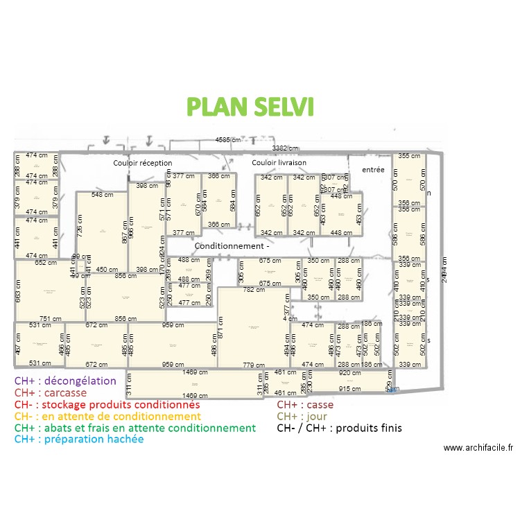 SELVI 2. Plan de 36 pièces et 801 m2