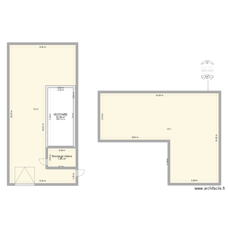 Rosult. Plan de 4 pièces et 246 m2