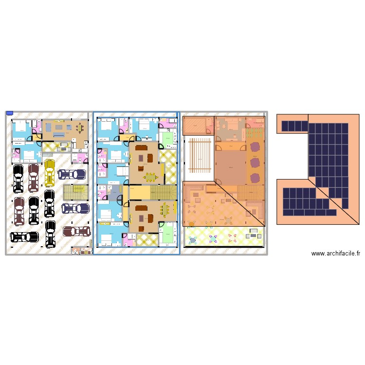 15/25 luxe. Plan de 47 pièces et 1025 m2