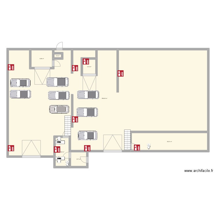 pyxis. Plan de 7 pièces et 342 m2