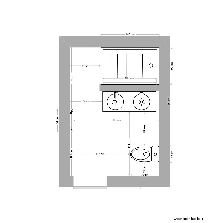 sdb grange. Plan de 0 pièce et 0 m2