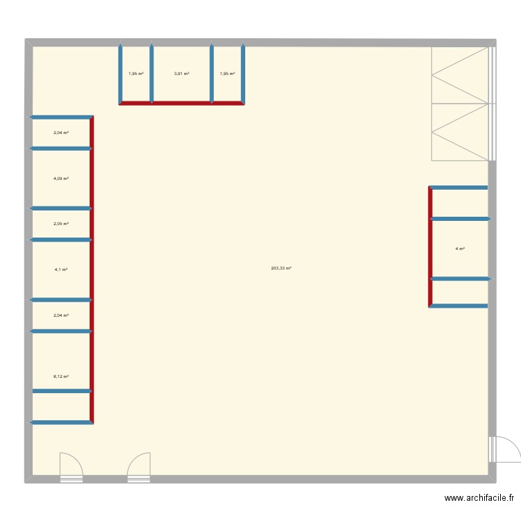 cfrl. Plan de 11 pièces et 236 m2