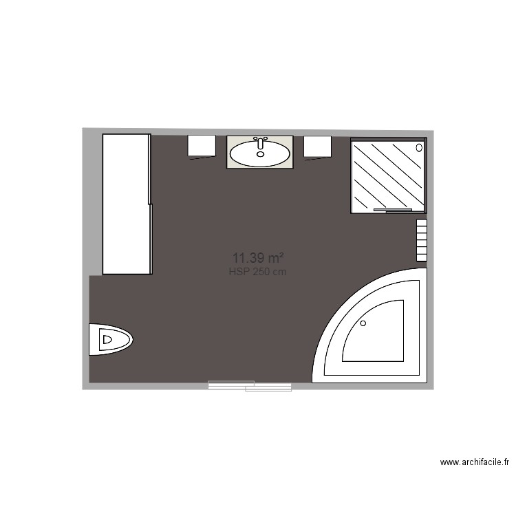 Sdb 2. Plan de 0 pièce et 0 m2