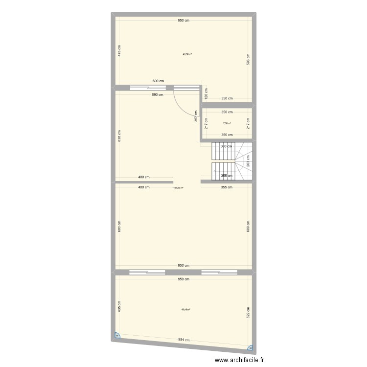 Dalia bouskoura 5.3. Plan de 4 pièces et 206 m2