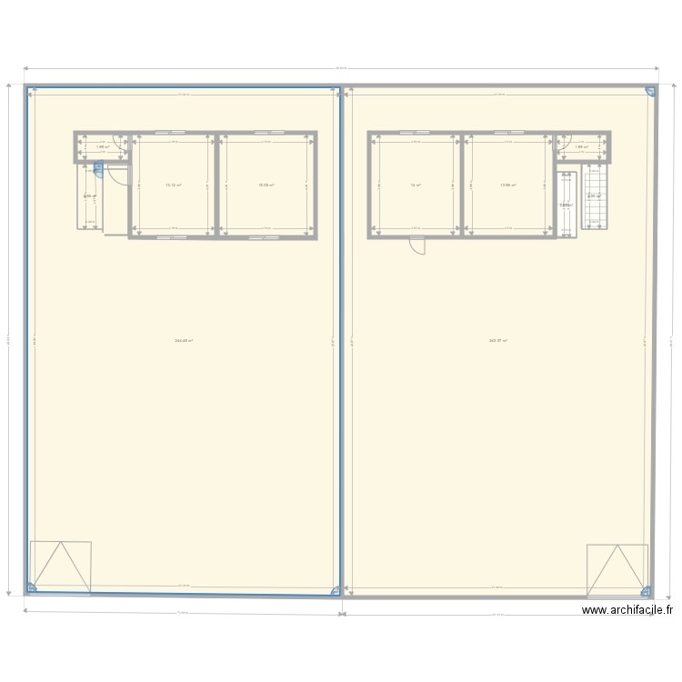 Appartement et Duplex. Plan de 0 pièce et 0 m2