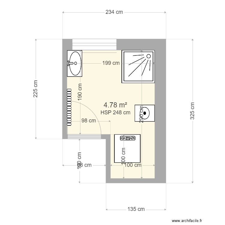 salle de bain parent. Plan de 0 pièce et 0 m2