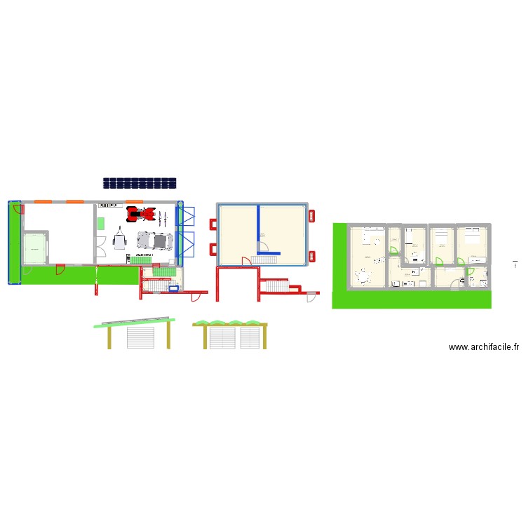 Plan du nouveau garage 1. Plan de 0 pièce et 0 m2