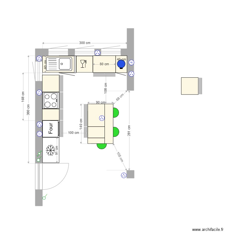 CUISINE 2 2. Plan de 0 pièce et 0 m2