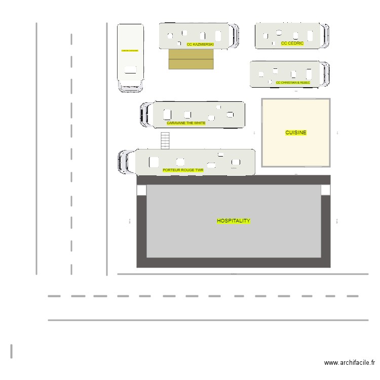 PLAN PADDOCK V4. Plan de 2 pièces et 132 m2