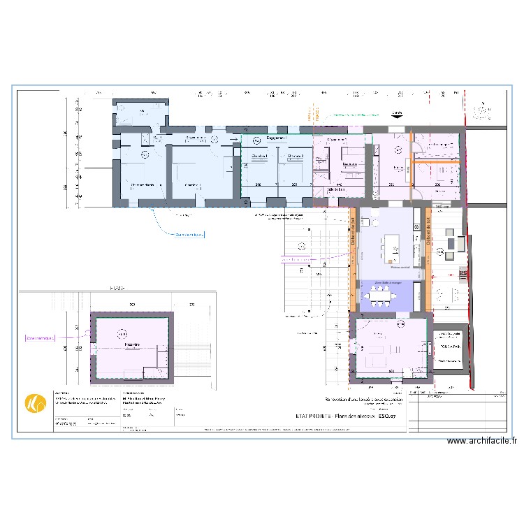 Révision cuisine. Plan de 0 pièce et 0 m2