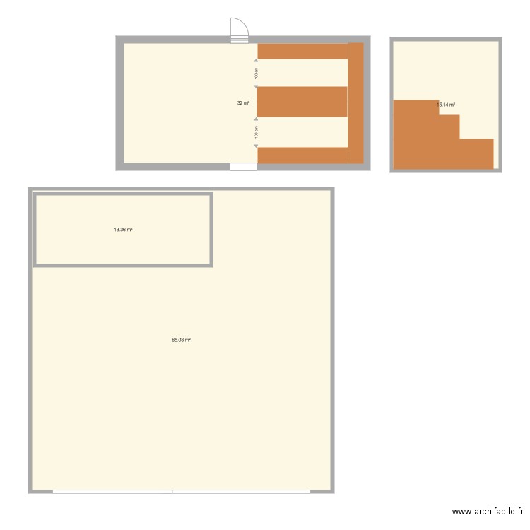 grenier. Plan de 0 pièce et 0 m2