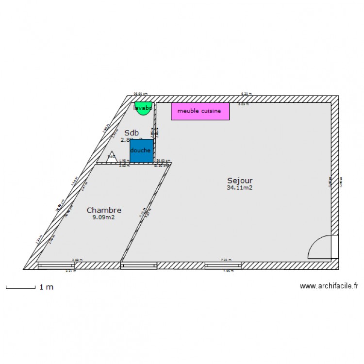 commerce. Plan de 0 pièce et 0 m2