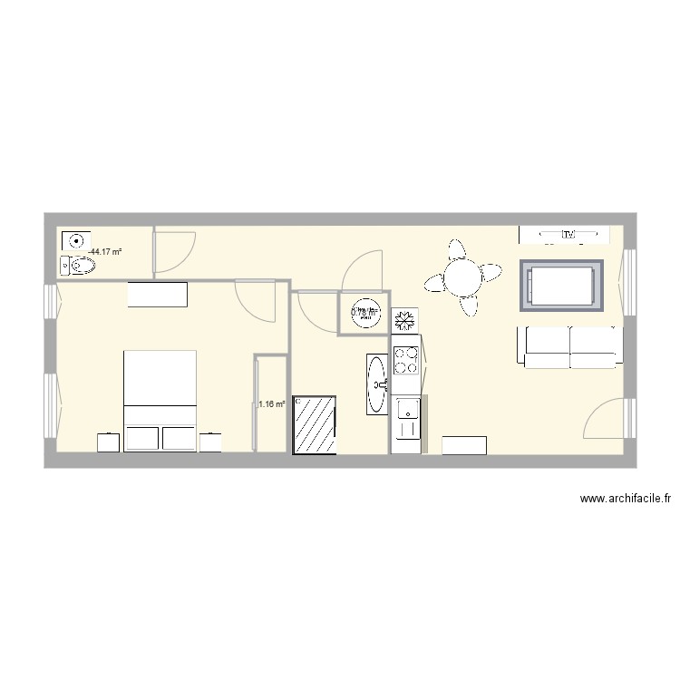 21 cuvierB. Plan de 0 pièce et 0 m2