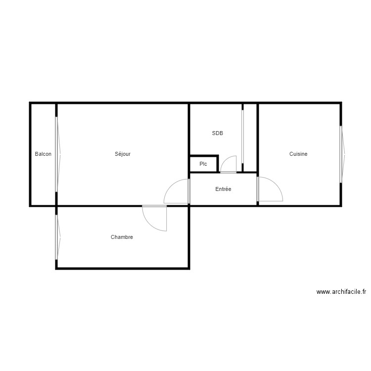  T2. Plan de 0 pièce et 0 m2