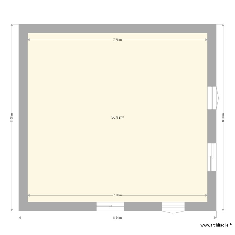 Les Rousses. Plan de 0 pièce et 0 m2