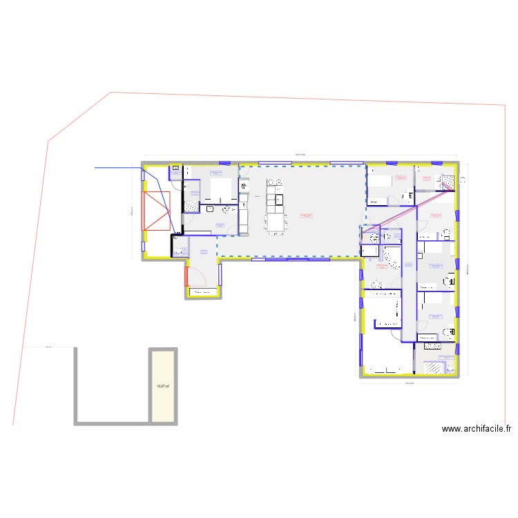 20 chemin des Ormes - 03110 Cognat Lyonne - 2025 - Plomberie. Plan de 6 pièces et 33 m2