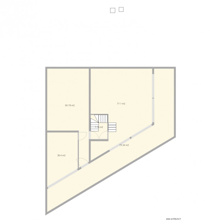 R D C. Plan de 0 pièce et 0 m2