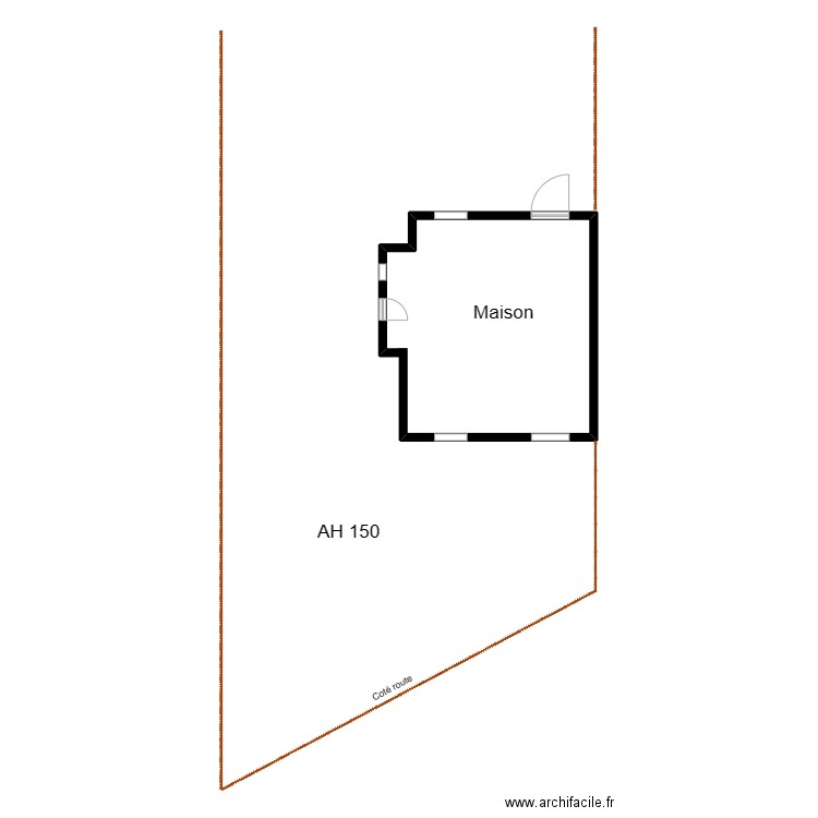 Permis Terrasse. Plan de 0 pièce et 0 m2