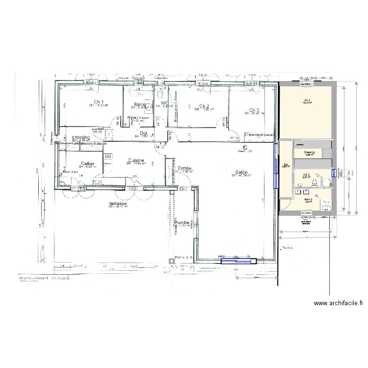 GANAYE pour DP. Plan de 0 pièce et 0 m2