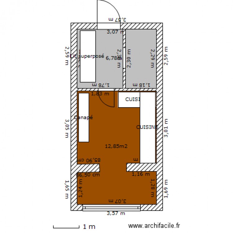 STUDIO SAUSS. Plan de 0 pièce et 0 m2