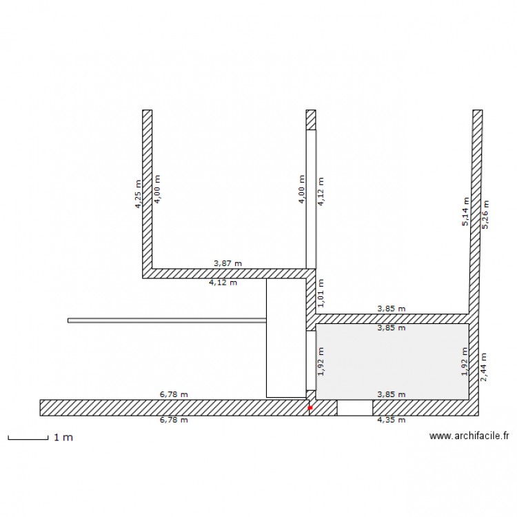 garage. Plan de 0 pièce et 0 m2