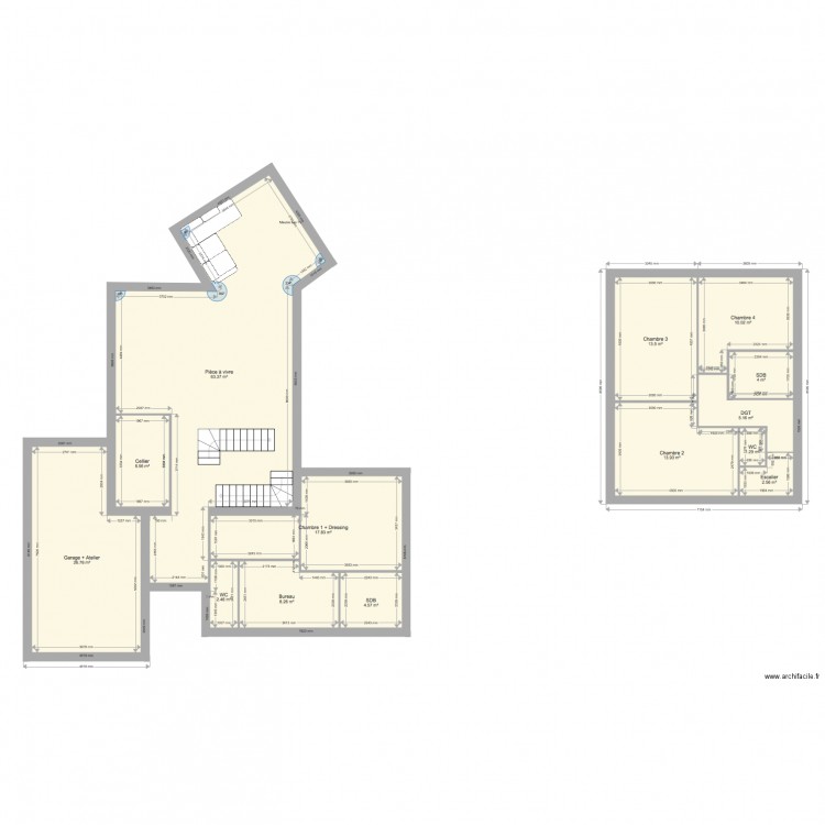 Chalamont 2. Plan de 0 pièce et 0 m2