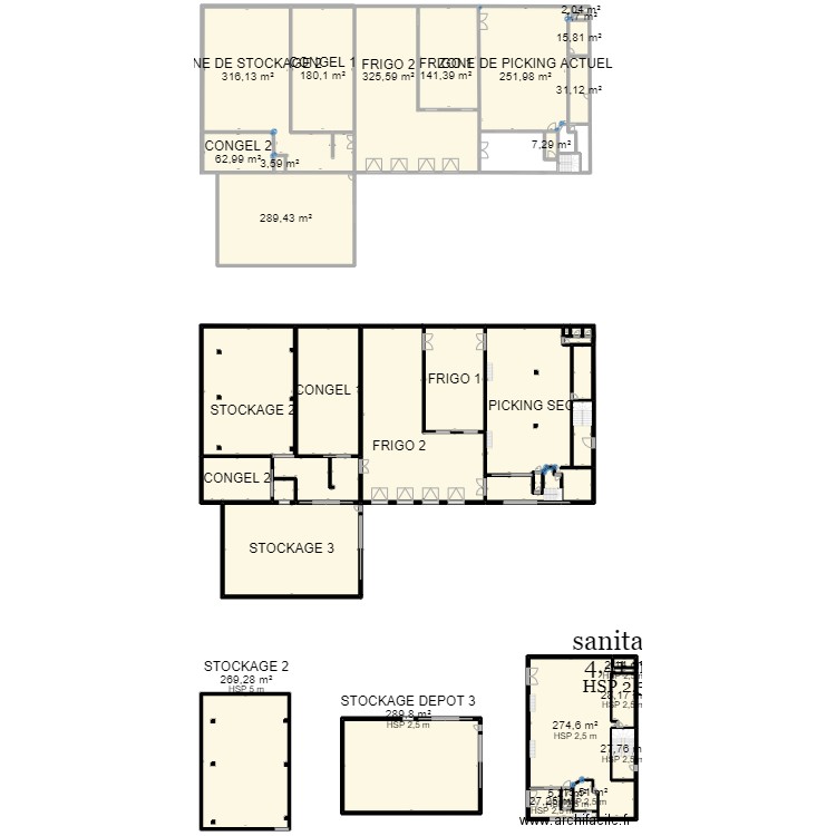 plan depot cash. Plan de 0 pièce et 0 m2