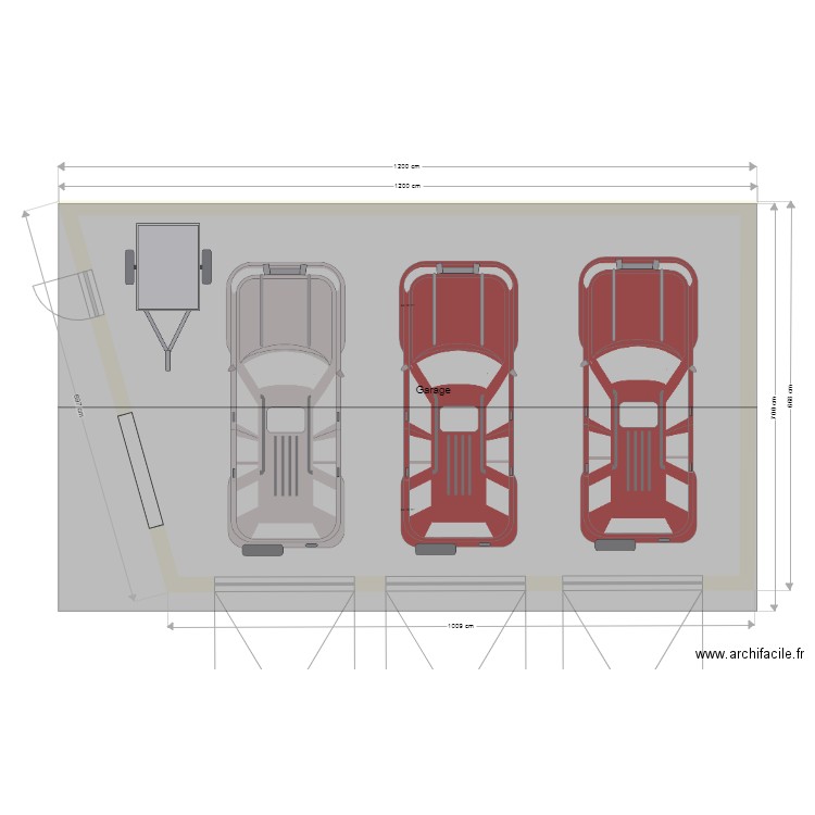 GARAGE 12x10 . Plan de 0 pièce et 0 m2