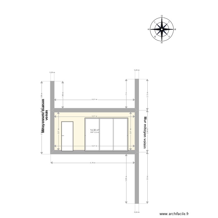 plan projet transformation garage 2. Plan de 0 pièce et 0 m2