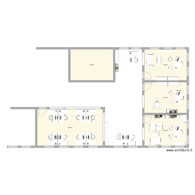 office. Plan de 0 pièce et 0 m2