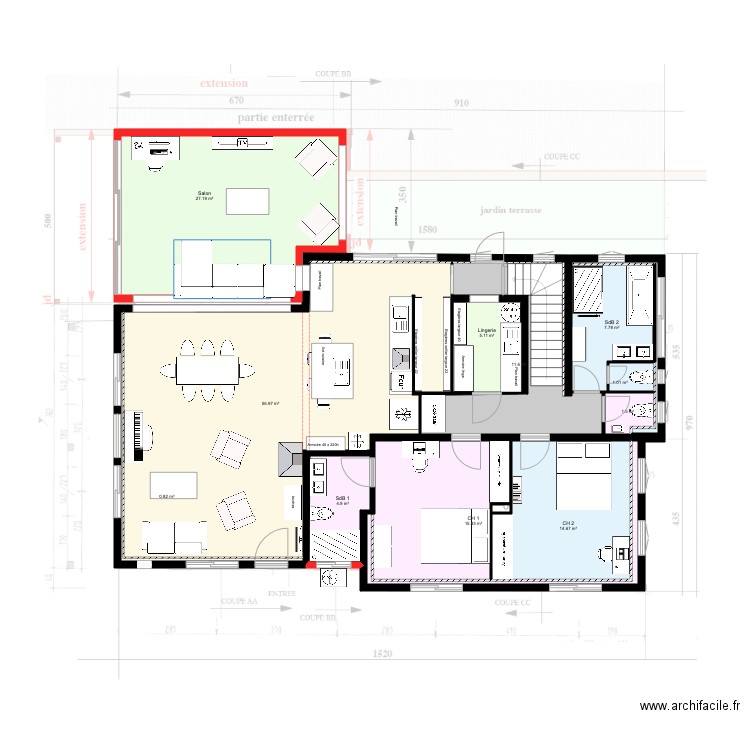 RdC V6. Plan de 0 pièce et 0 m2