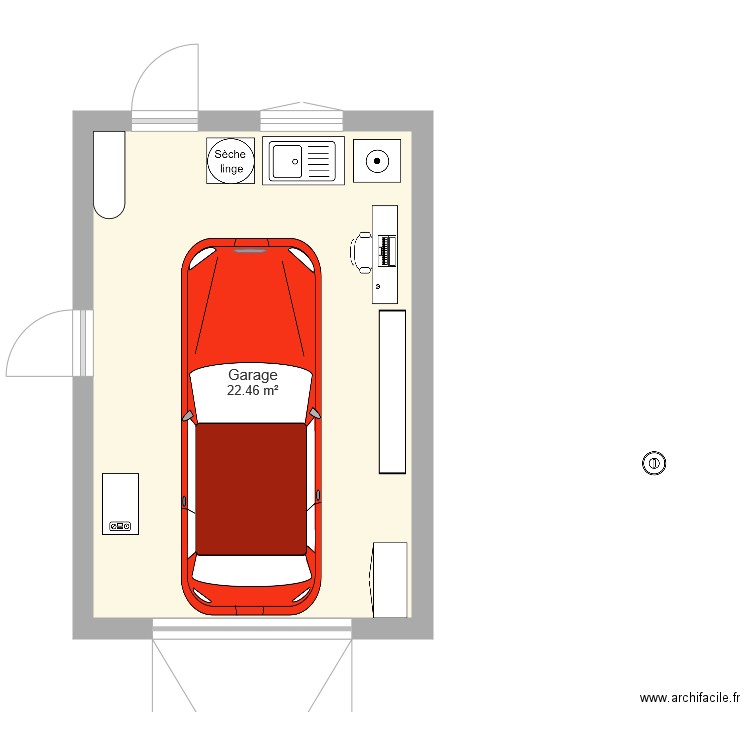 MAISON 2 garage. Plan de 0 pièce et 0 m2