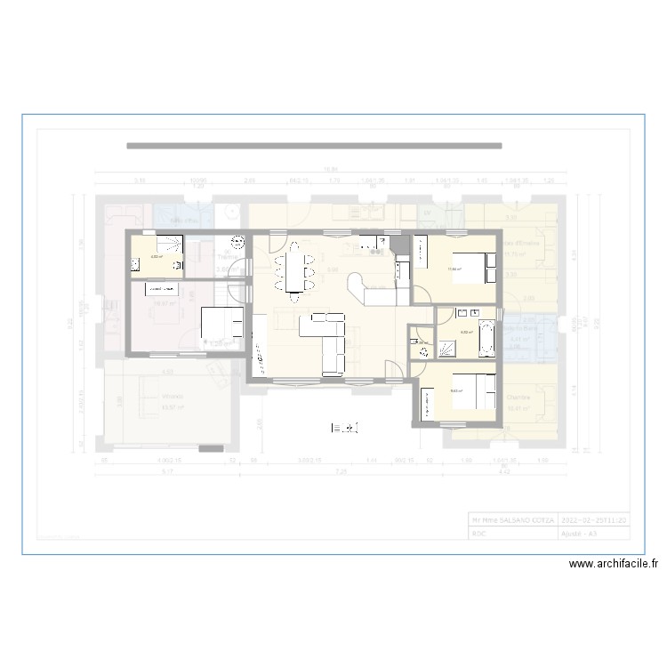 aménagement maison18. Plan de 0 pièce et 0 m2