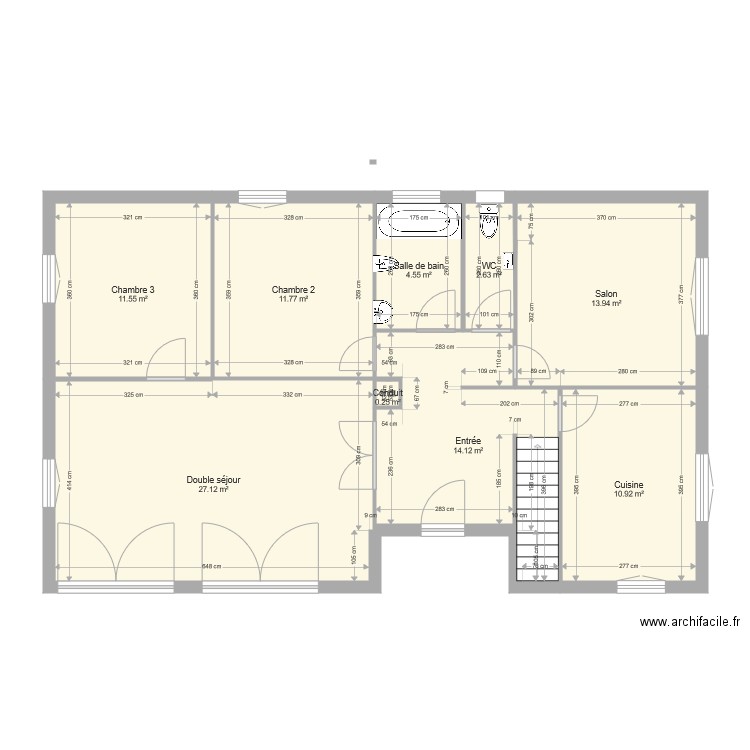 MAMIE. Plan de 0 pièce et 0 m2