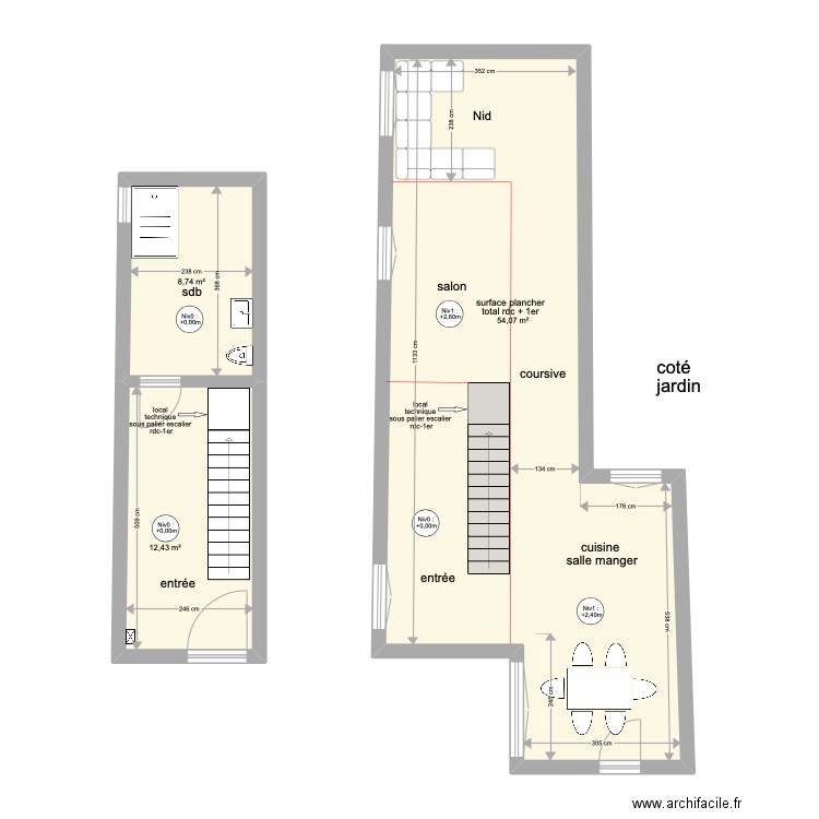 1er etage LAUTENBACH. Plan de 0 pièce et 0 m2