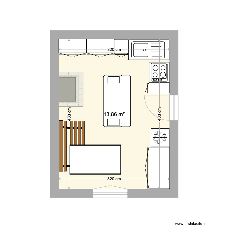 Cuisine Macedinho AVANT. Plan de 0 pièce et 0 m2