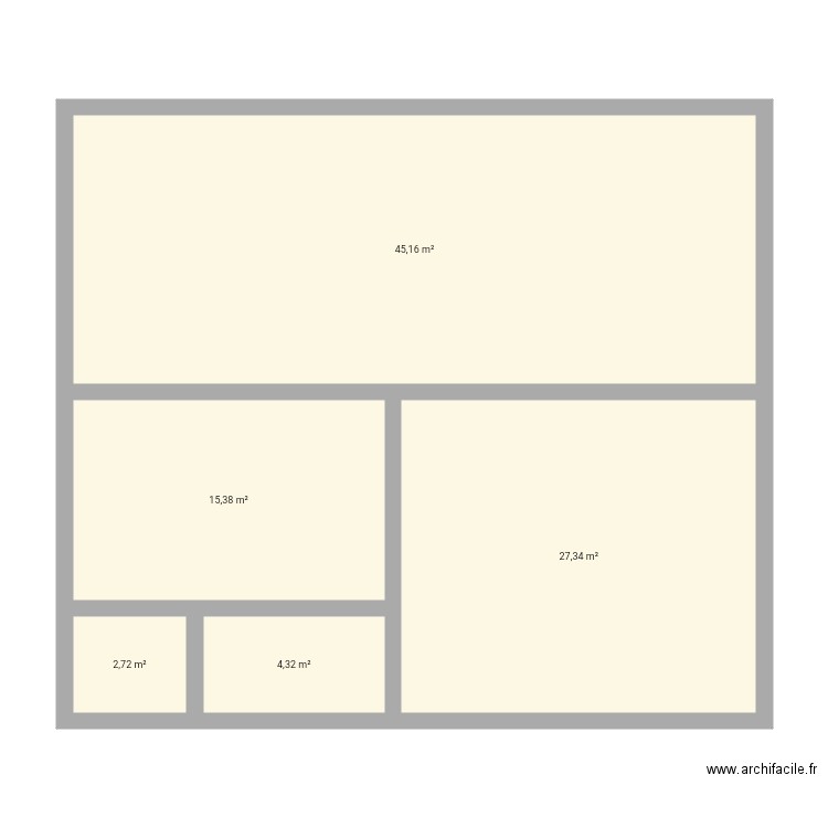 Test archi. Plan de 0 pièce et 0 m2