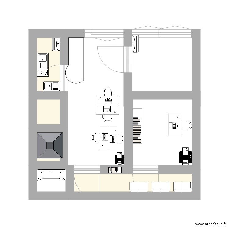 paris 8. Plan de 0 pièce et 0 m2