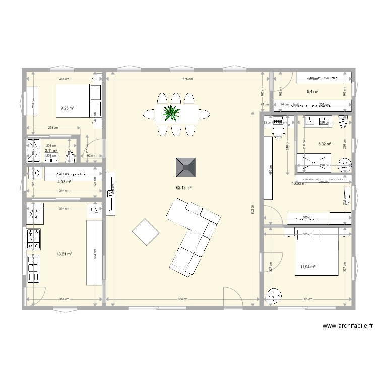 Kaza. Plan de 0 pièce et 0 m2