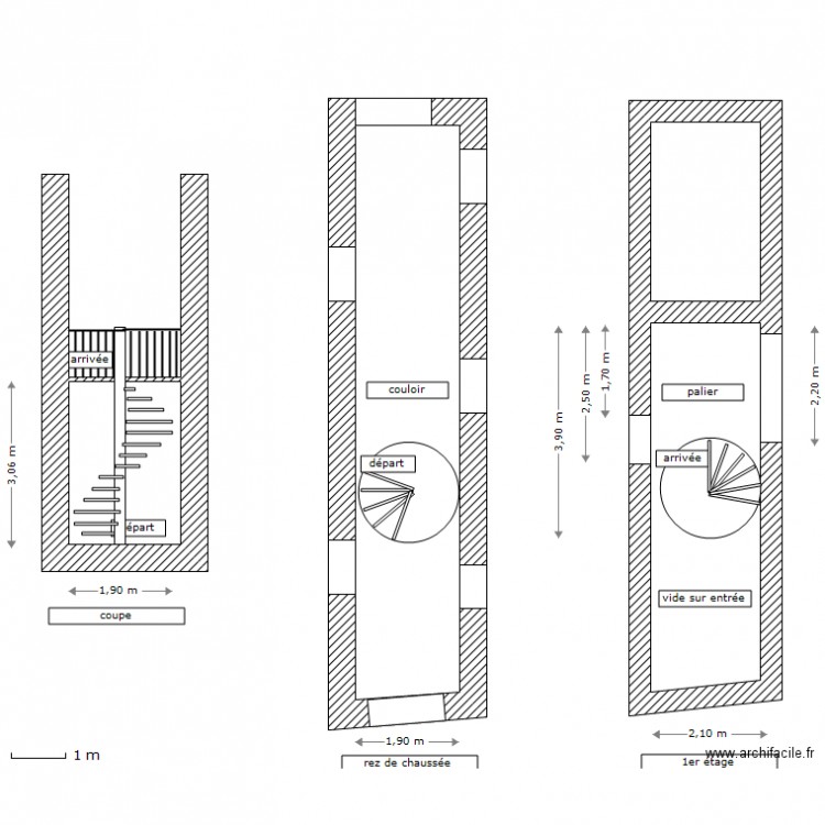 ESCALIER. Plan de 0 pièce et 0 m2