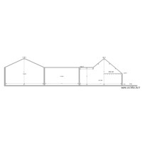 PLAN DE COUPE DU TERRAIN ET DE LA MAISON